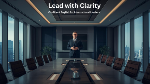 Lead with Clarity: Confident English for International Leaders
